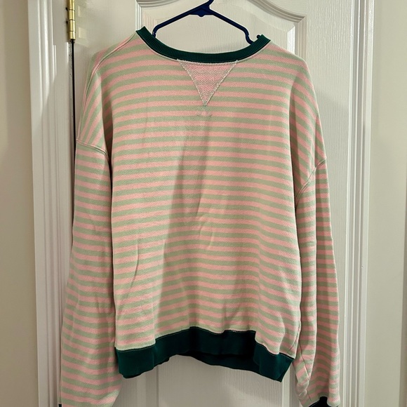 Free People Classic Striped Oversized Crewneck - Picture 3 of 5